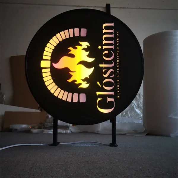 Custom Lightbox Business Sign